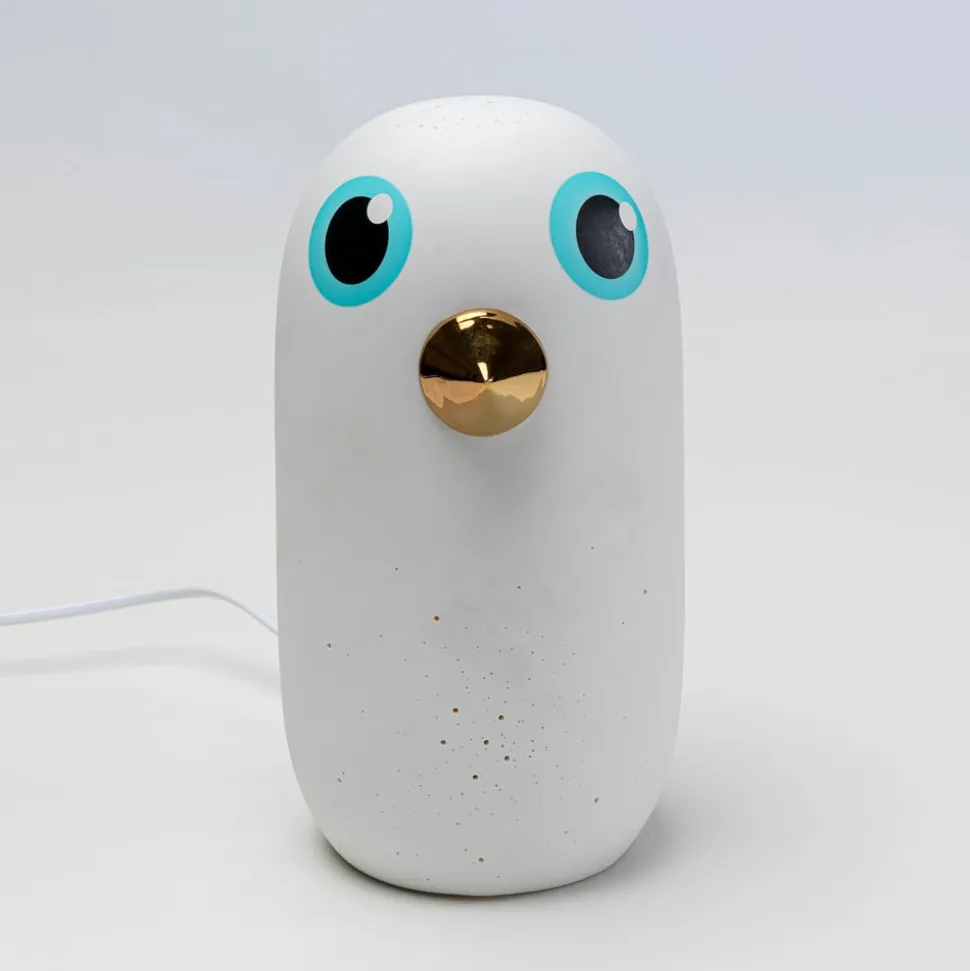 Kare Birdie tafellamp van porselein, hoogte 26 cm