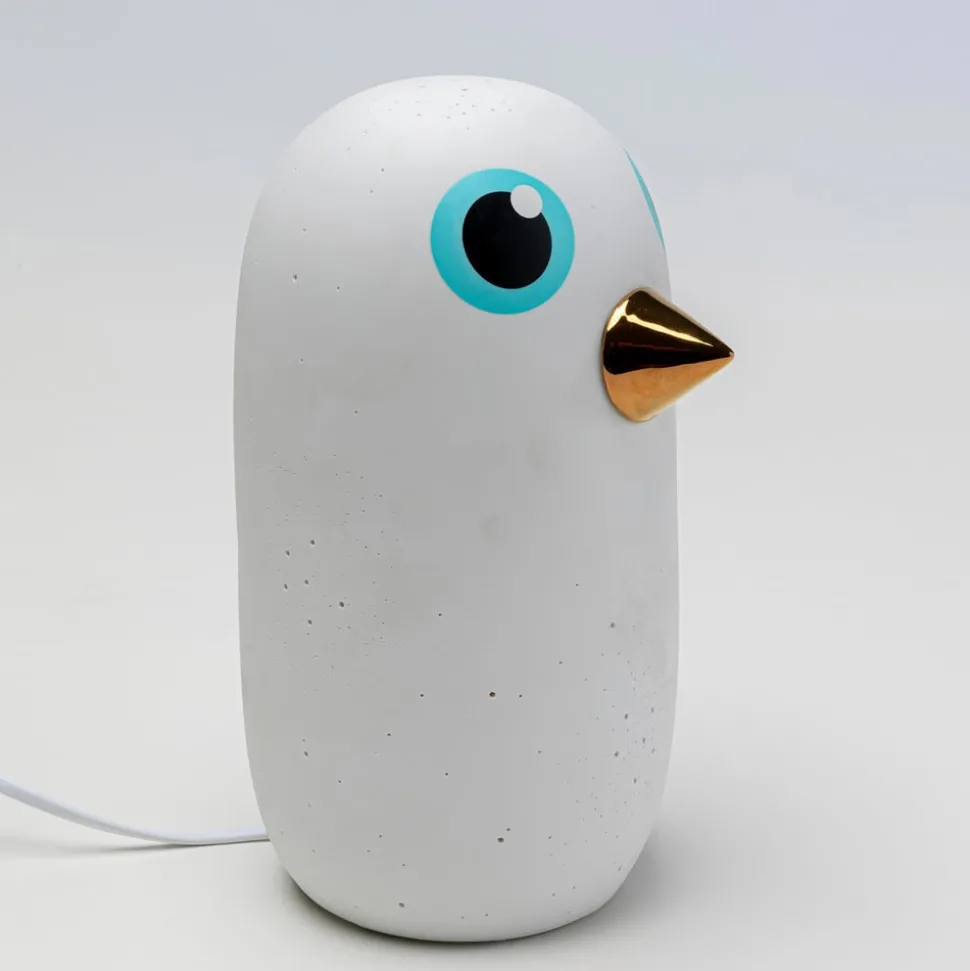 Kare Birdie tafellamp van porselein, hoogte 26 cm
