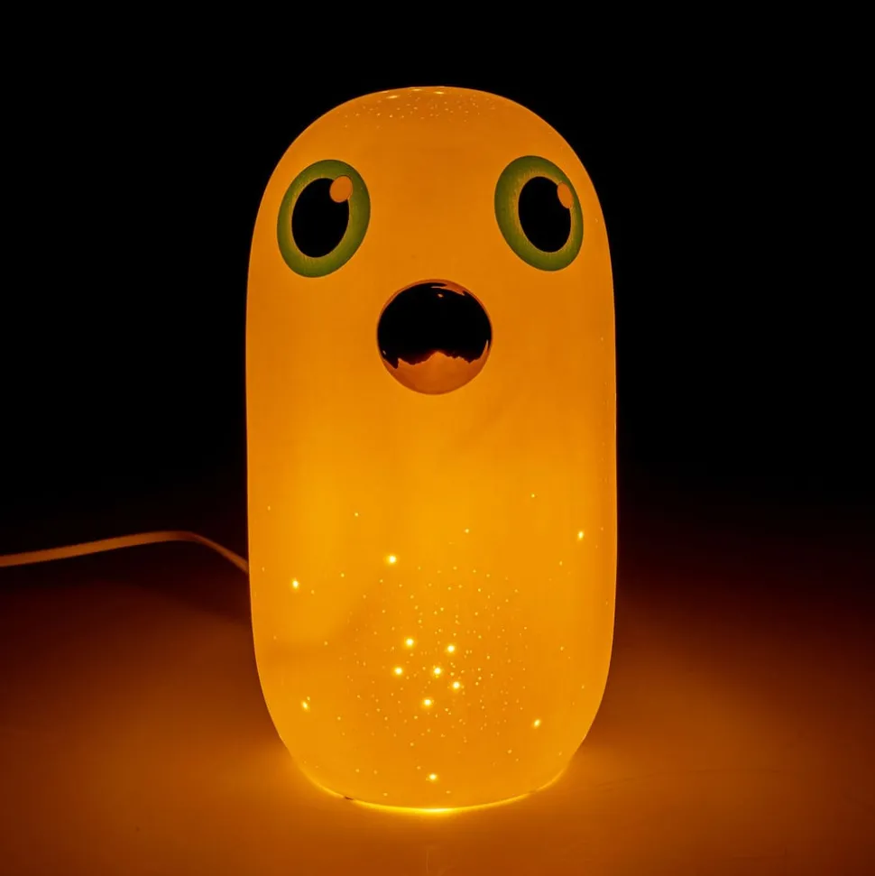 Kare Birdie tafellamp van porselein, hoogte 26 cm