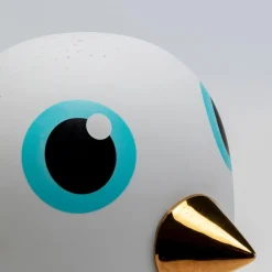 Kare Birdie tafellamp van porselein, hoogte 26 cm