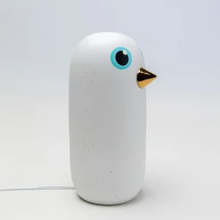 Kare Birdie tafellamp van porselein, hoogte 34 cm