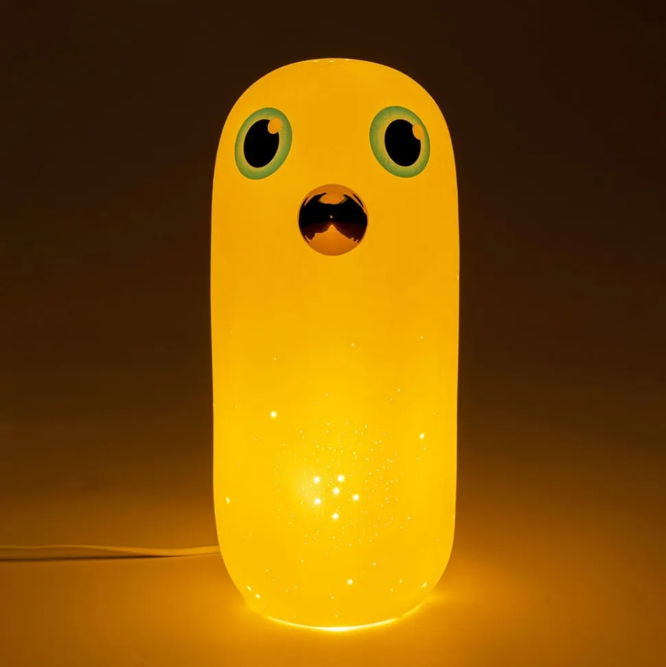 Kare Birdie tafellamp van porselein, hoogte 34 cm