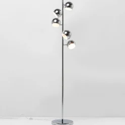 Kare Calotta - vloerlamp glanzend chroom