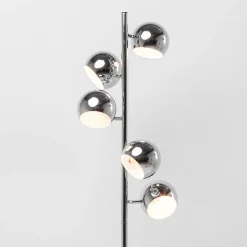 Kare Calotta - vloerlamp glanzend chroom