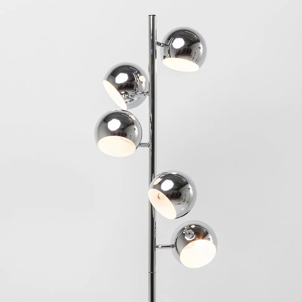 Kare Calotta - vloerlamp glanzend chroom