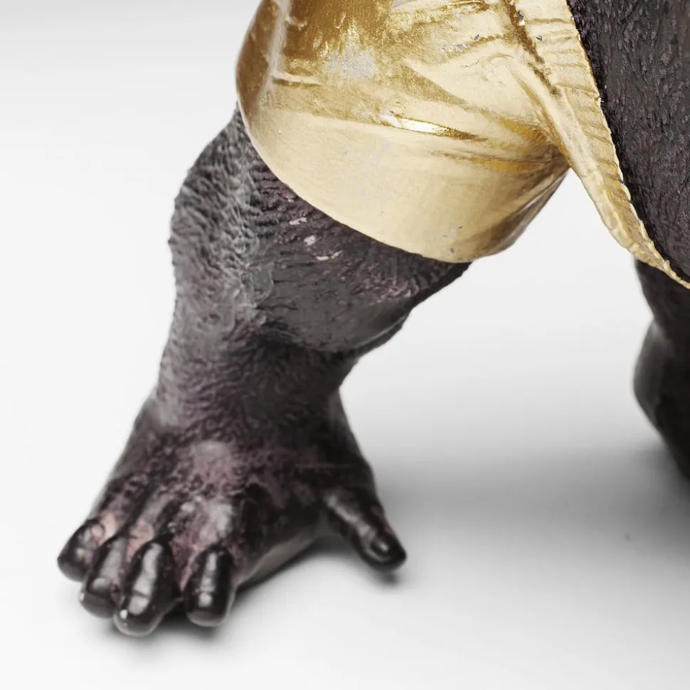 KARE decoratief beeldje Monkey Beach, hoogte 20 cm, zwart polyresin