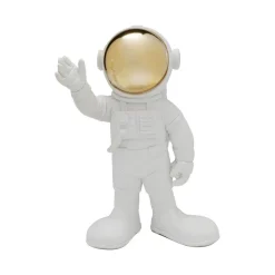 KARE decoratief beeldje Welkom Astronaut, hoogte 27 cm, wit