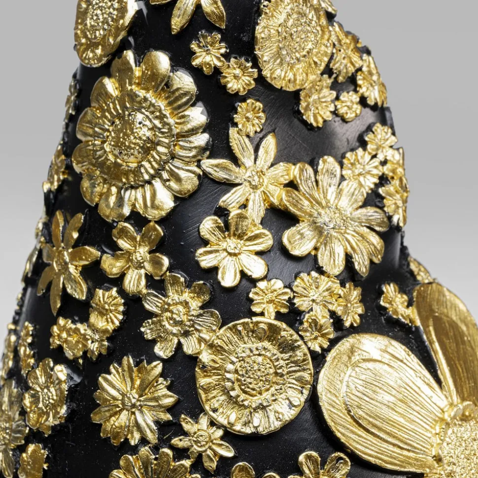 KARE decoratief figuur dwerg staand, zwart/goud, polyresin