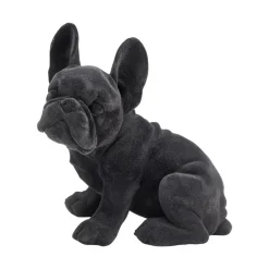 KARE decoratief figuurtje wachtend op traktaties, polyresin, zwart