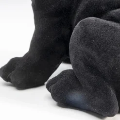 KARE decoratief figuurtje wachtend op traktaties, polyresin, zwart