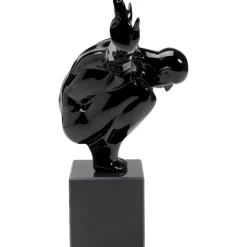 KARE decoratief object Athlet Zwart Klein, zwart, breedte 43 cm