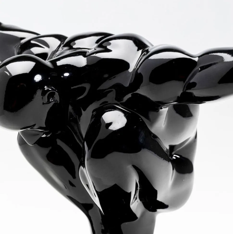 KARE decoratief object Athlet Zwart Klein, zwart, breedte 43 cm