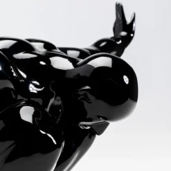 KARE decoratief object Athlet Zwart Klein, zwart, breedte 43 cm