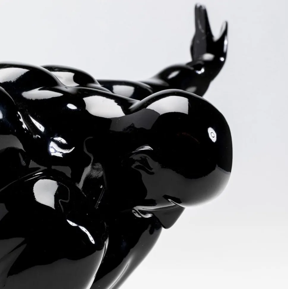 KARE decoratief object Athlet Zwart Klein, zwart, breedte 43 cm