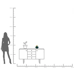 KARE decoratieve doos Kameleon, hoogte 20 cm, donkergroen, goud