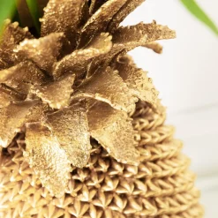 KARE decoratieve vaas Ananas, hoogte 50 cm, polyresin, handgemaakt