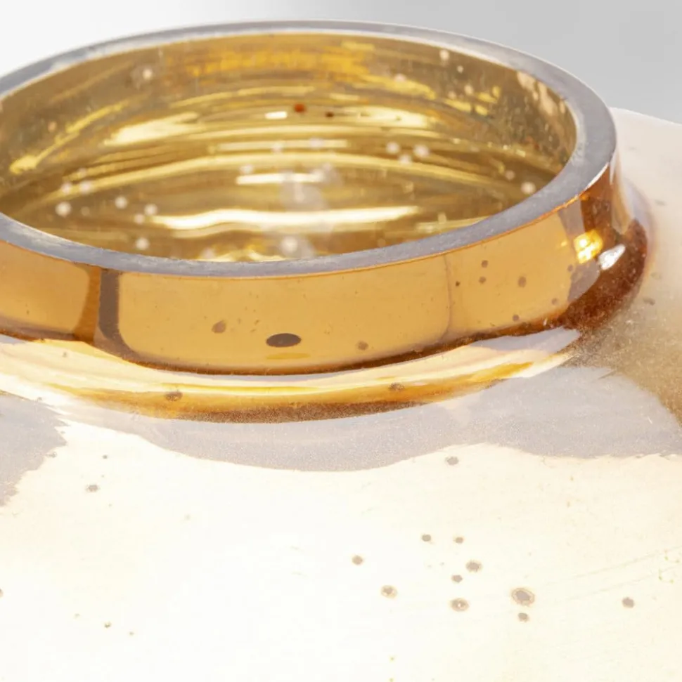 KARE decoratieve vaas Lizy Shine Multi, hoogte 41 cm, handgemaakt glas