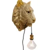 Kare Dieren Tijgerkop wandlamp met stekker
