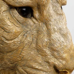 Kare Dieren Tijgerkop wandlamp met stekker