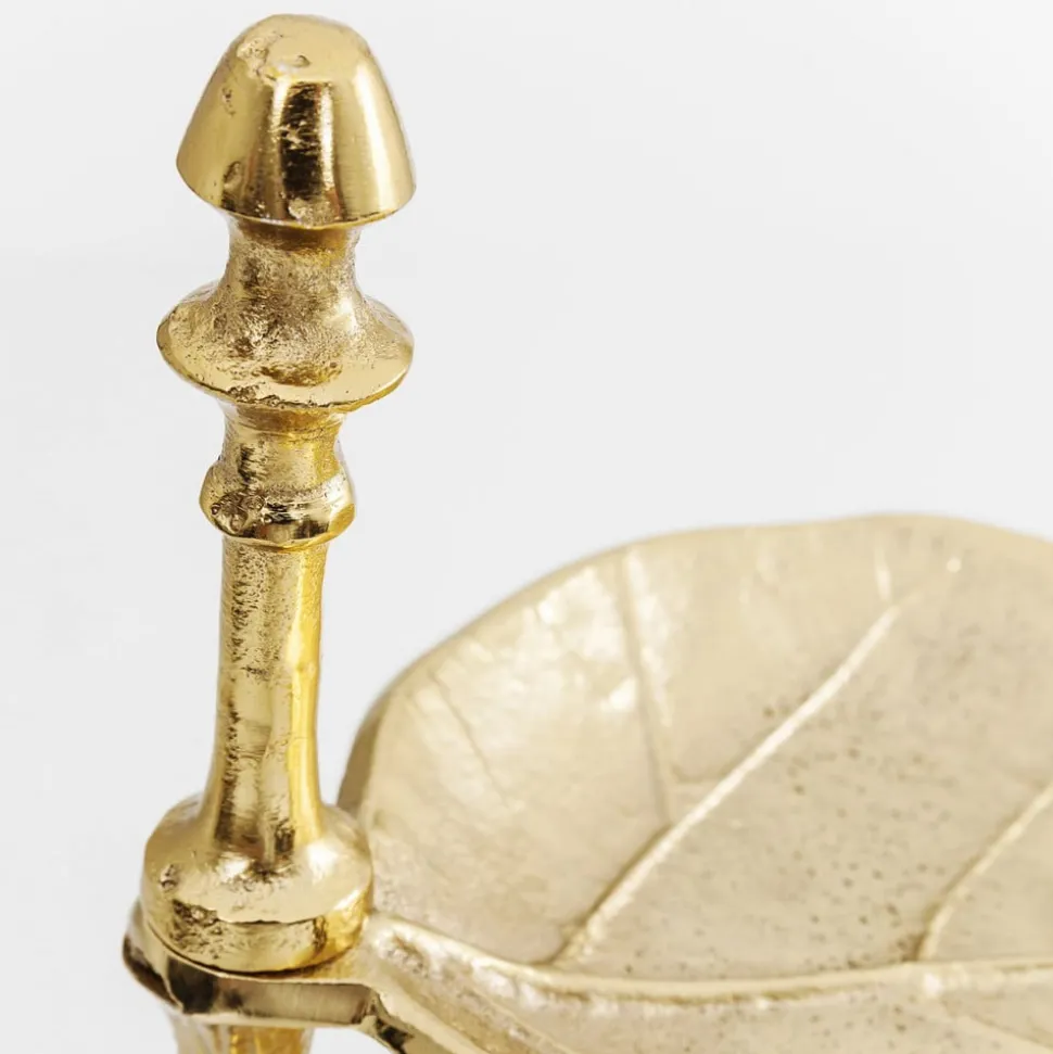 KARE Etagere Blad, aluminium, messing, h 46 cm