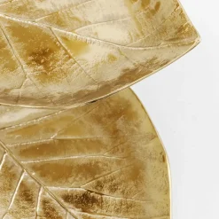 KARE Etagere Blad, aluminium, messing, h 46 cm