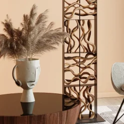 KARE Face Pot vaas, hoogte 30 cm, geglazuurd steengoed, beschilderd