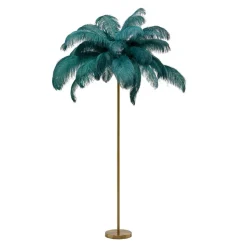 KARE Feather Palm vloerlamp met veren, groen