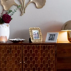 KARE fotolijst Ginkgo, 10 x 15 cm, polyresin, goudkleurig