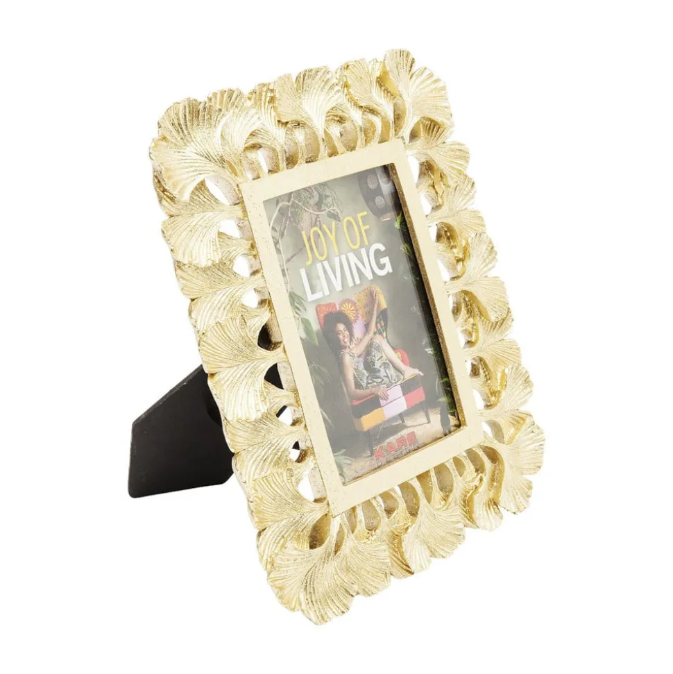 KARE fotolijst Ginkgo, 10 x 15 cm, polyresin, goudkleurig