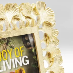 KARE fotolijst Ginkgo, 10 x 15 cm, polyresin, goudkleurig