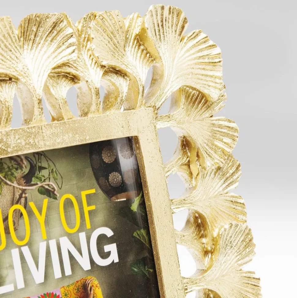 KARE fotolijst Ginkgo, 10 x 15 cm, polyresin, goudkleurig