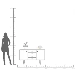 KARE Ginkgo Elegance vaas, hoogte 18 cm, steengoed, wit, goud