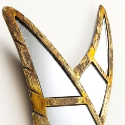 KARE Kolibrie Spiegel wandobject, polyresin, glas, goud