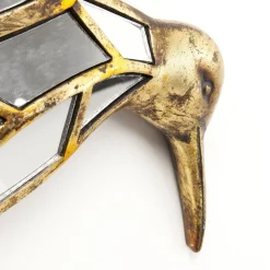KARE Kolibrie Spiegel wandobject, polyresin, glas, goud