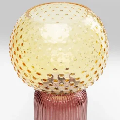 KARE Marvelous Duo vaas, hoogte 31cm, glas, geel, paars