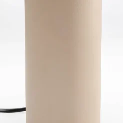 KARE Maya tafellamp, beige, staal, hoogte 39 cm