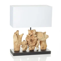 Kare Nature Verticale tafellampvoet van drijfhout