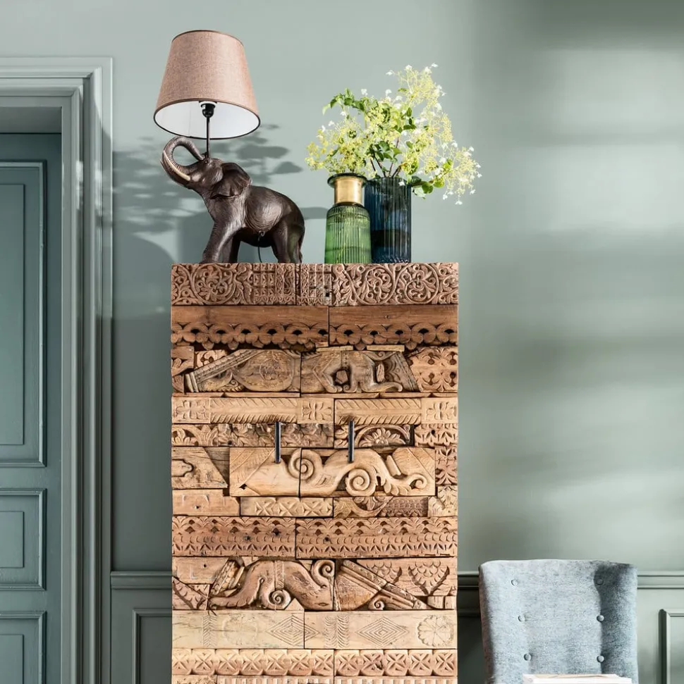 Kare Olifant Safari tafellamp