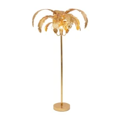 KARE Palmera vloerlamp, 170 cm hoog, messing