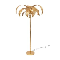 KARE Palmera vloerlamp, 170 cm hoog, messing