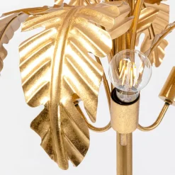 KARE Palmera vloerlamp, 170 cm hoog, messing