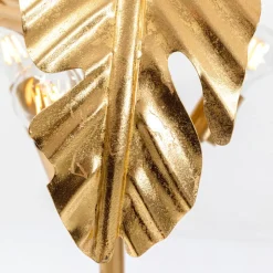 KARE Palmera vloerlamp, 170 cm hoog, messing