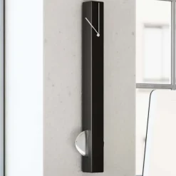 KARE Pendule wandklok, aluminium, zwart