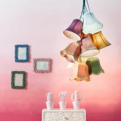 Kare Saloon Flower - kleurrijke hanglamp