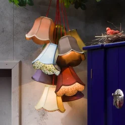 Kare Saloon Flower - kleurrijke hanglamp