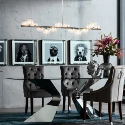 Kare Scala Balls hanglamp, zilver