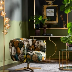 Kare Scala Balls vloerlamp, 6-lamps, goud