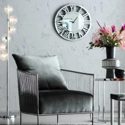 Kare Scala Balls vloerlamp, 6-lamps, zilver