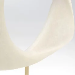 KARE Soft Shape decoratief object, brede vorm, wit, gegoten steen