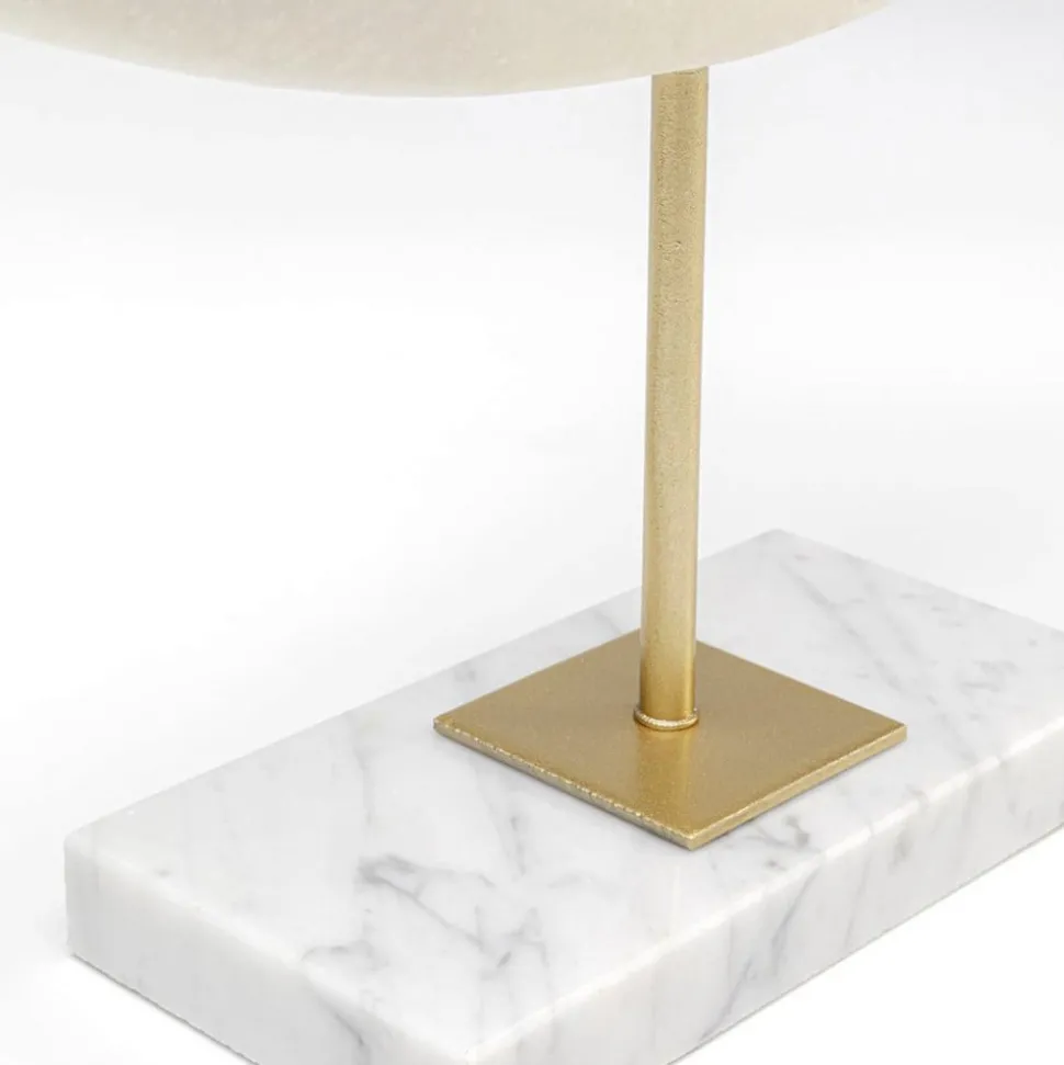 KARE Soft Shape decoratief object, brede vorm, wit, gegoten steen